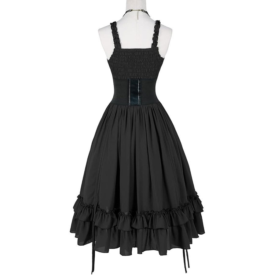Damska Gotycka Sukienka Gorset – Vintage Fashion Dresses recenzja i cena